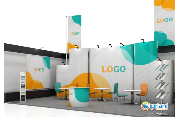 IDENTIDADE VISUAL DE STAND PARA FEIRAS