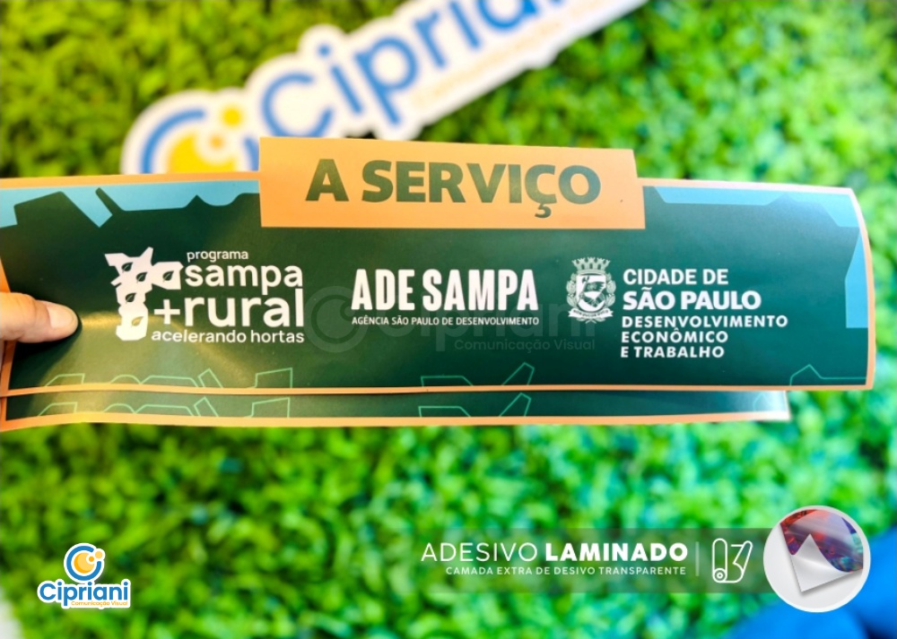 Adesivo Laminado 3 Imagem Principal