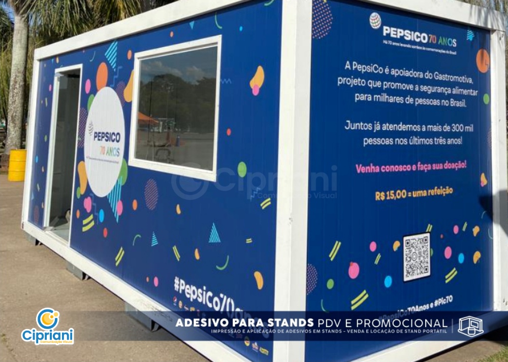 Adesivos para Stand PDV Promocional 1 Imagem Principal