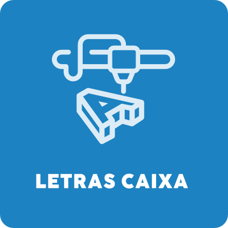 Letras Caixa | Cipriani Comunicação Visual