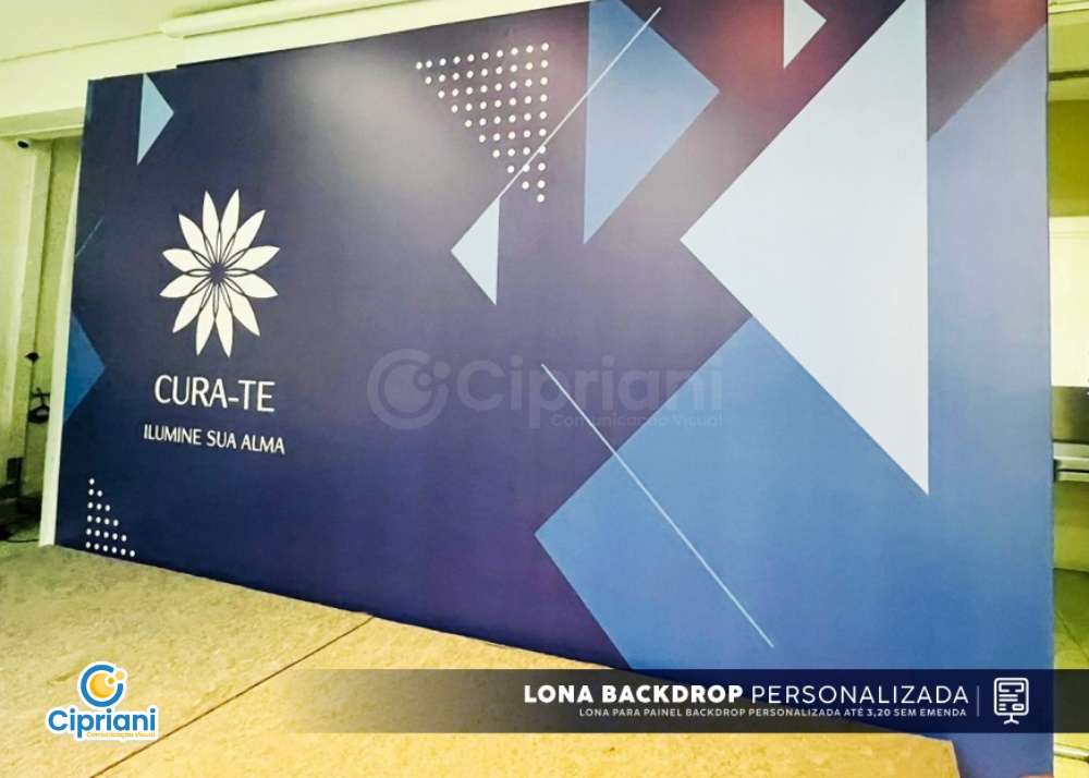 Lona para Backdrop Personalizada até 3,20m 1 Imagem Principal