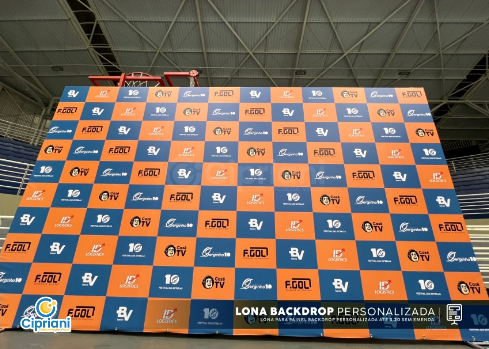 Lona para Backdrop Personalizada até 3,20m 3 Imagem Principal