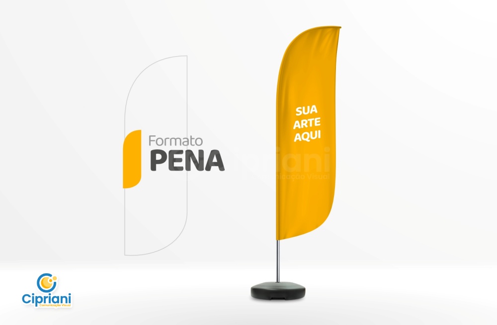 Wind Banner Pena | Cipriani Comunicação Visual em São Paulo SP