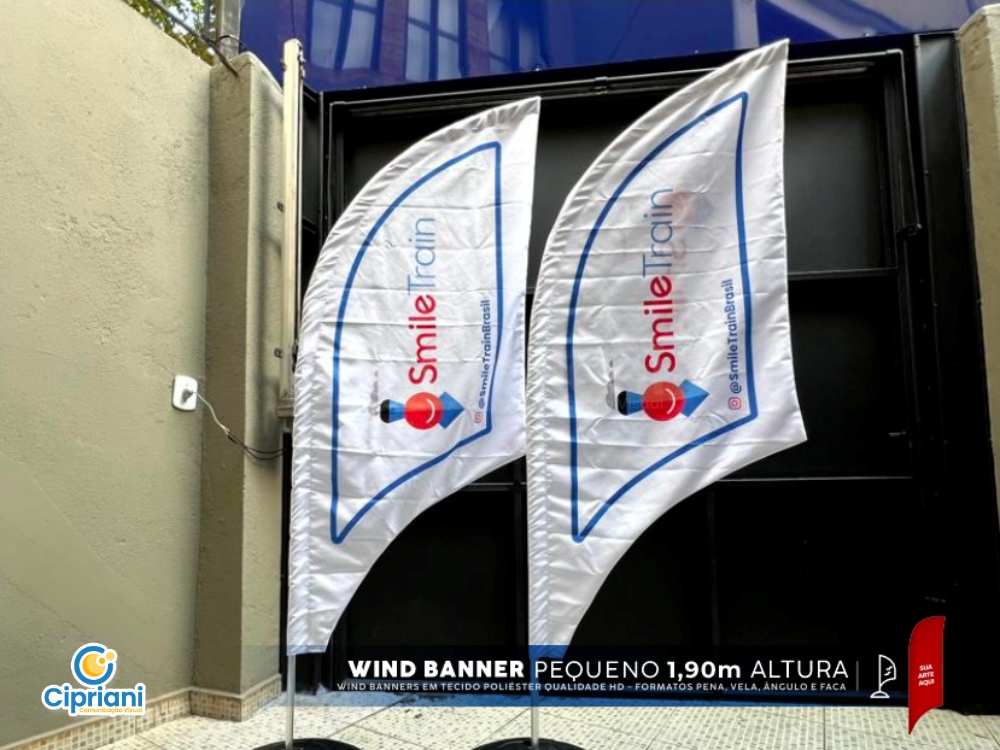 Wind Banner Tamanho Pequeno 1,90m 2 Imagem Principal