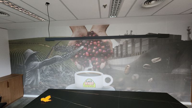 Decoração com Imagem Perfurada - Café | Adesivos Personalizados 2