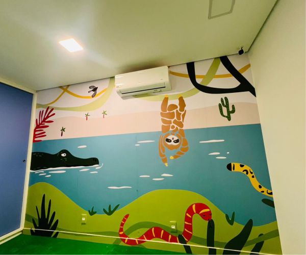 Decoração Interativa - Clínica TEA | Adesivos Personalizados