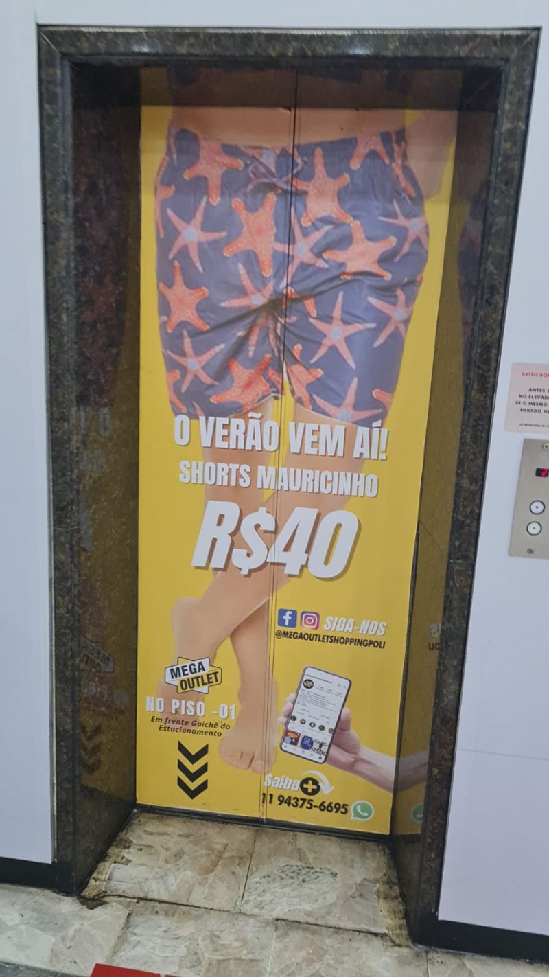Envelopamento de Elevador Promocional | Adesivos Personalizados 4