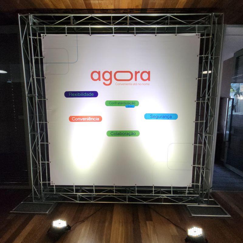 Confraternização de Empresa | Backdrop Evento 3