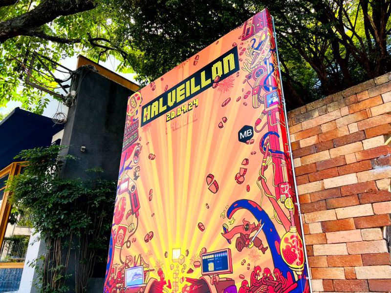 Evento BitCoin - Caulí Bar Pinheiros | Backdrop Evento 3