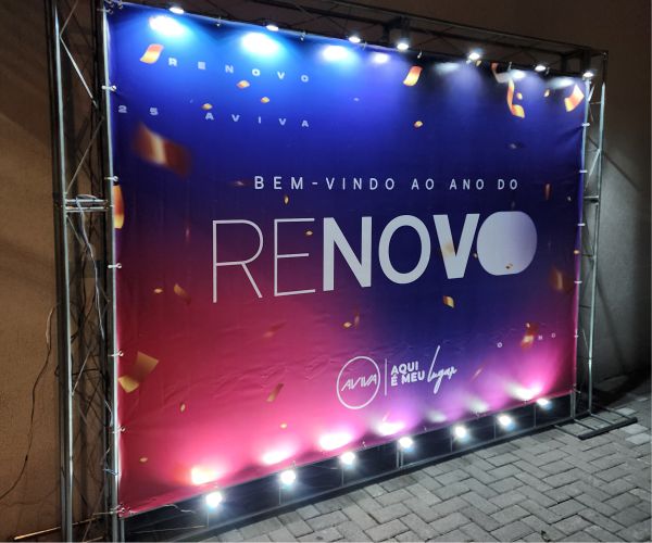 Evento em Igreja Evangélica - Vila Prudente | Backdrop Evento