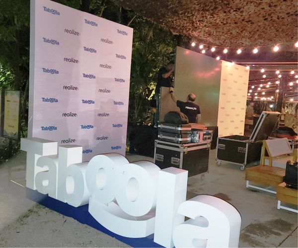 Evento Taboola no Parque Ibirapuera | Backdrop Evento