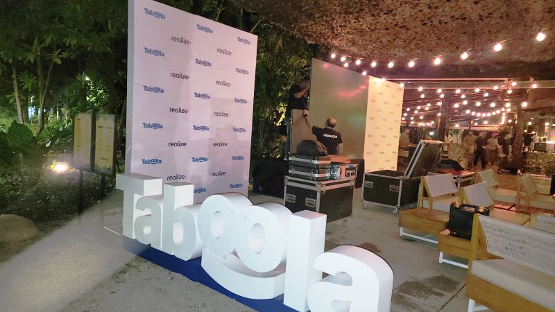 Evento Taboola no Parque Ibirapuera | Backdrop Evento 3