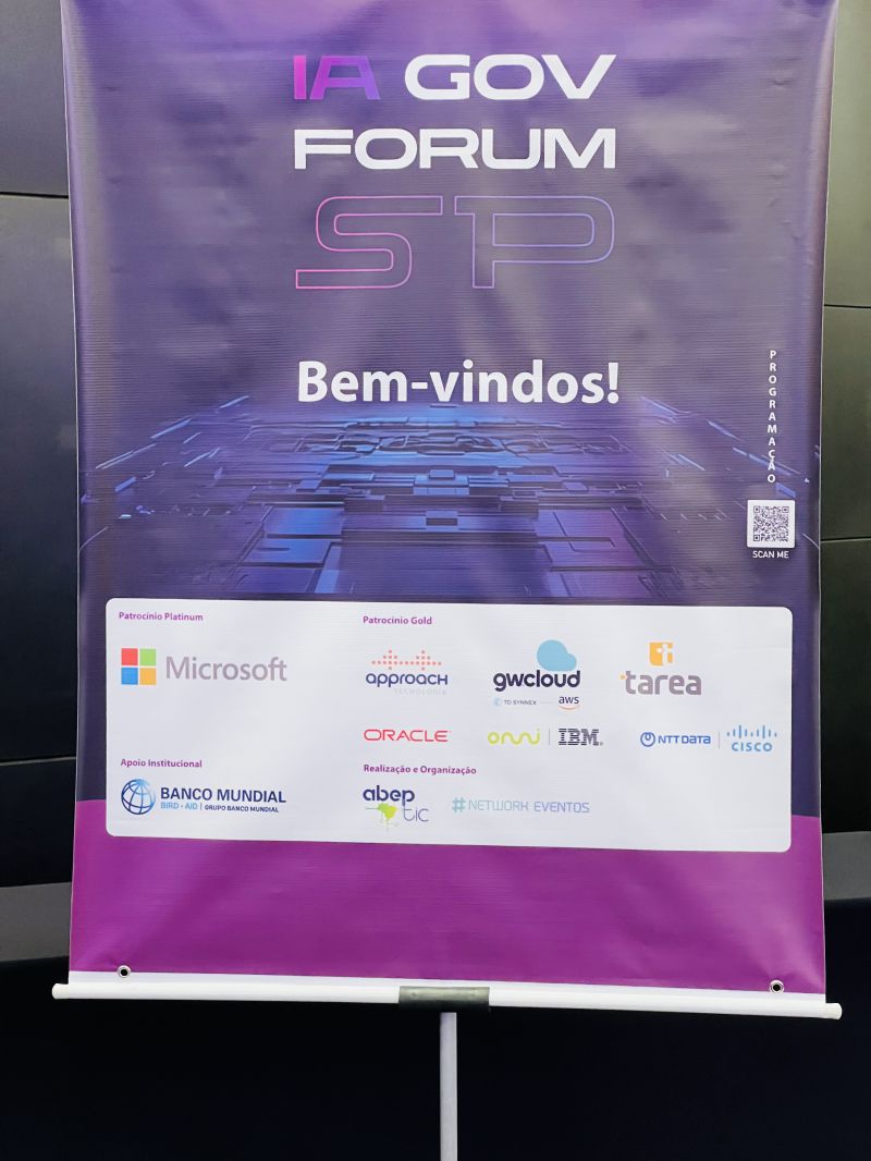 IA GOV Fórum SP - Novotel Center Norte | Backdrop Evento 3