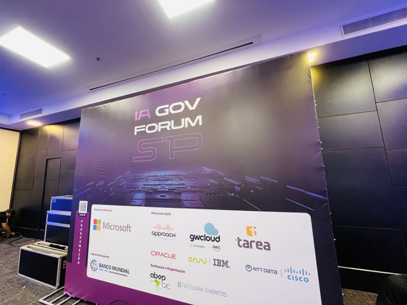 IA GOV Fórum SP - Novotel Center Norte | Backdrop Evento 7