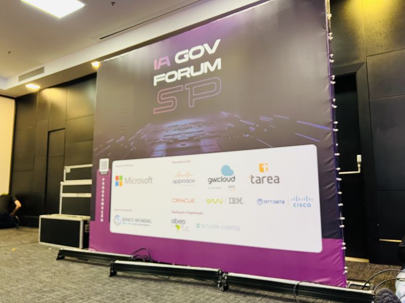 IA GOV Fórum SP - Novotel Center Norte | Backdrop Evento 8