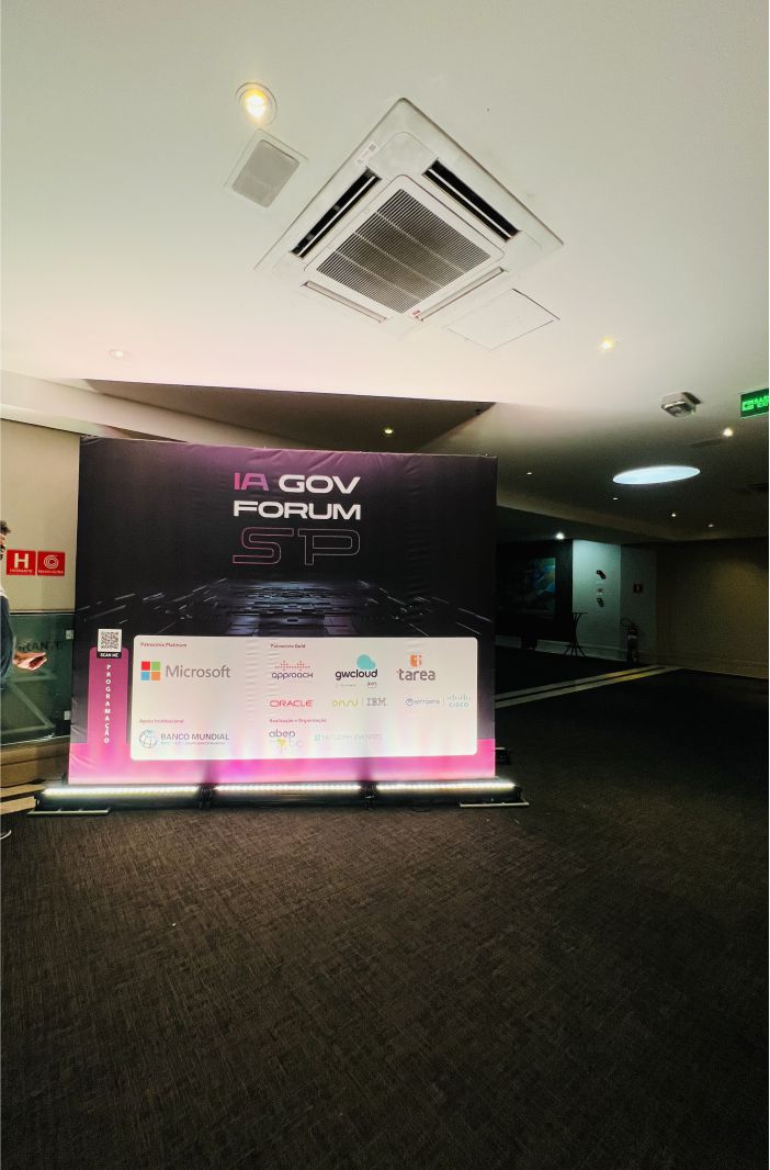 IA GOV Fórum SP - Novotel Center Norte | Backdrop Evento 9
