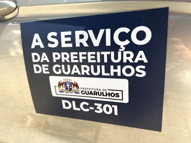 Imã de Identificação Prefeitura Guarulhos | Comunicação Visual para Empresas 1
