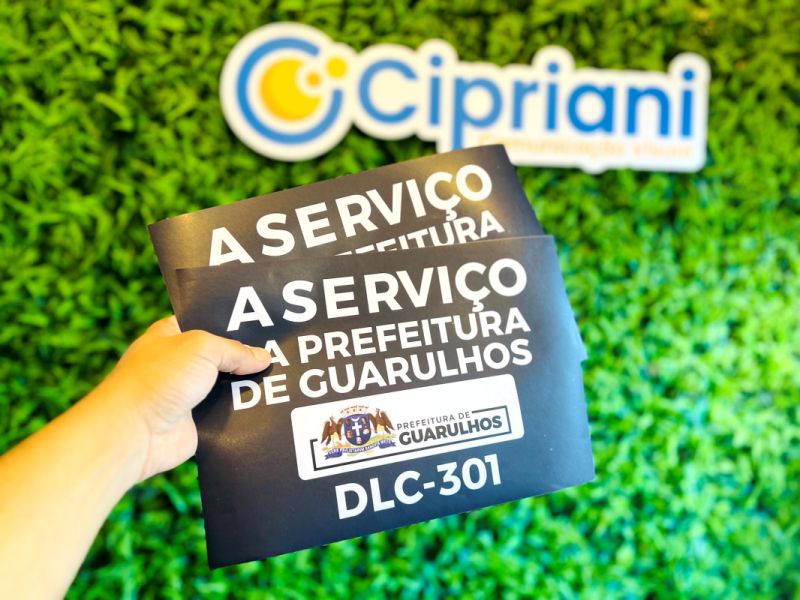 Imã de Identificação Prefeitura Guarulhos | Comunicação Visual para Empresas 2