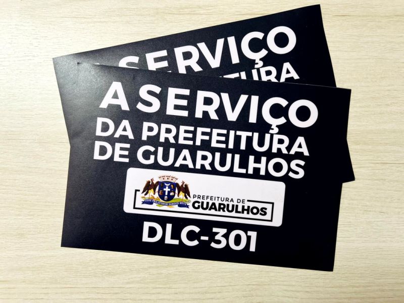 Imã de Identificação Prefeitura Guarulhos | Comunicação Visual para Empresas 3