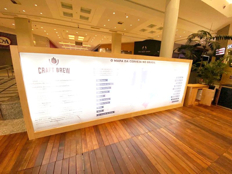 Lona para Balcões Luminosos em Shopping | Comunicação Visual para Empresas 4