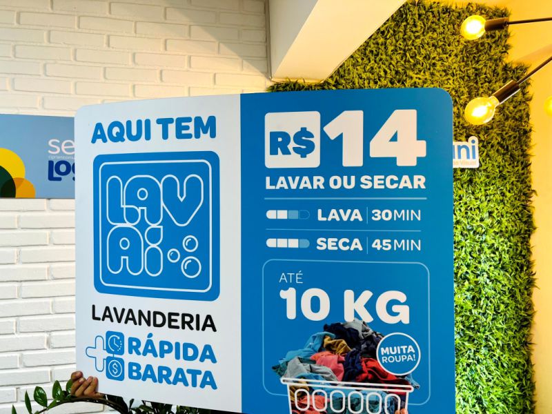 Placas Informativa para Lavanderia | Comunicação Visual para Empresas 2