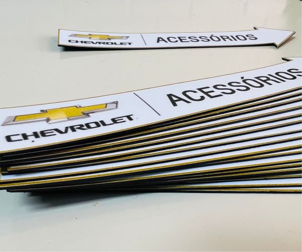 Tag em Imã para Oficina Chevrolet | Comunicação Visual para Empresas