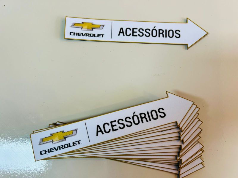 Tag em Imã para Oficina Chevrolet | Comunicação Visual para Empresas 2