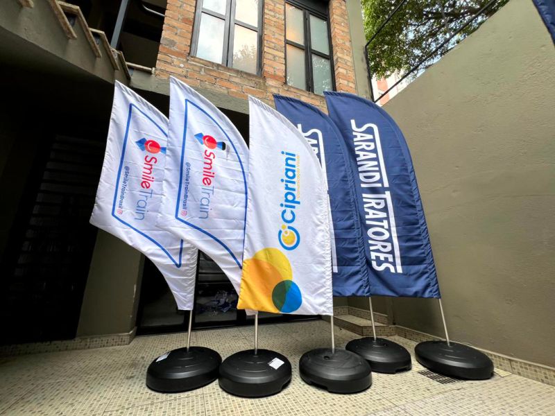 Wind Banner para Loja de Moda Infantil | Comunicação Visual para Empresas 2
