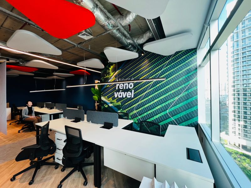Ambientação FiberX Morumbi | Decoração de Escritórios 1