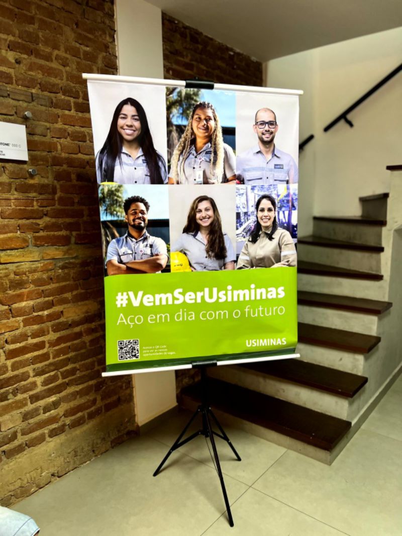 Comunicação Visual Usiminas | Decoração de Escritórios 10