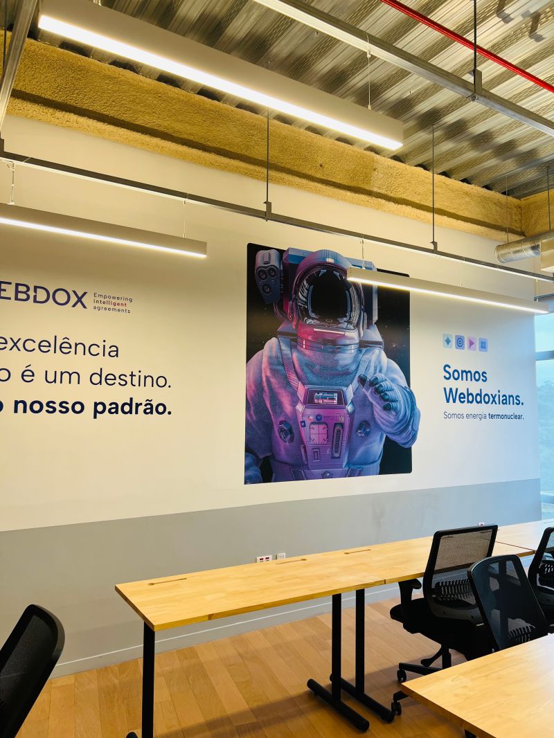 Decoração Astronauta Moderna - Webdox | Decoração de Escritórios 1