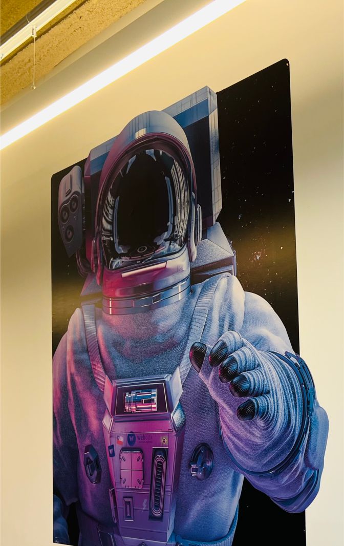 Decoração Astronauta Moderna - Webdox | Decoração de Escritórios 3