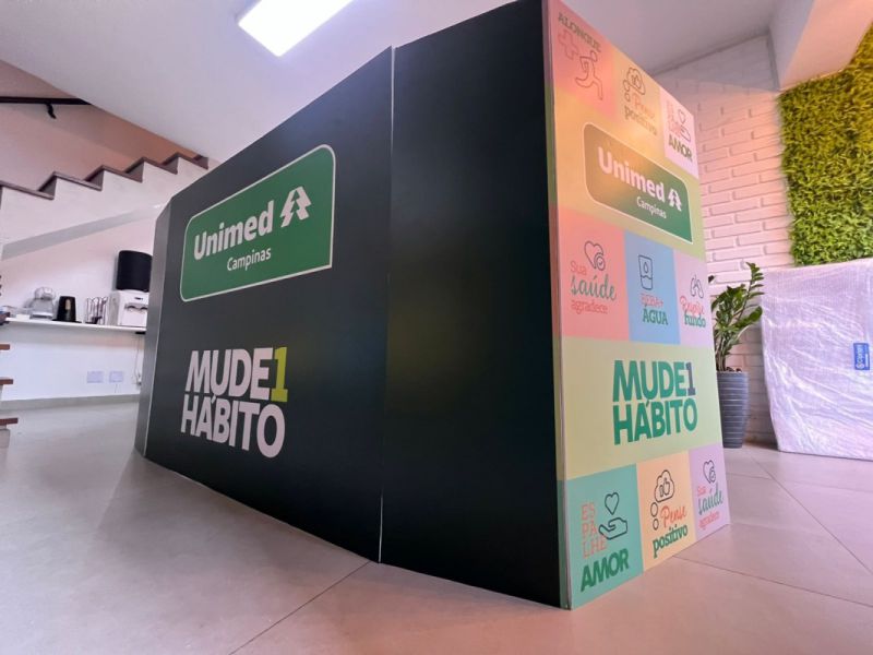 Stand Dobrável Unimed | Produção de Eventos 2