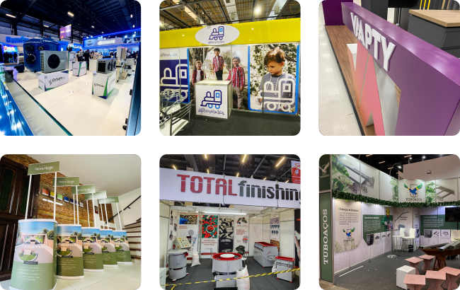 Portfólio | Decoração de Stands para Feiras | Adesivos, Placas e Letras