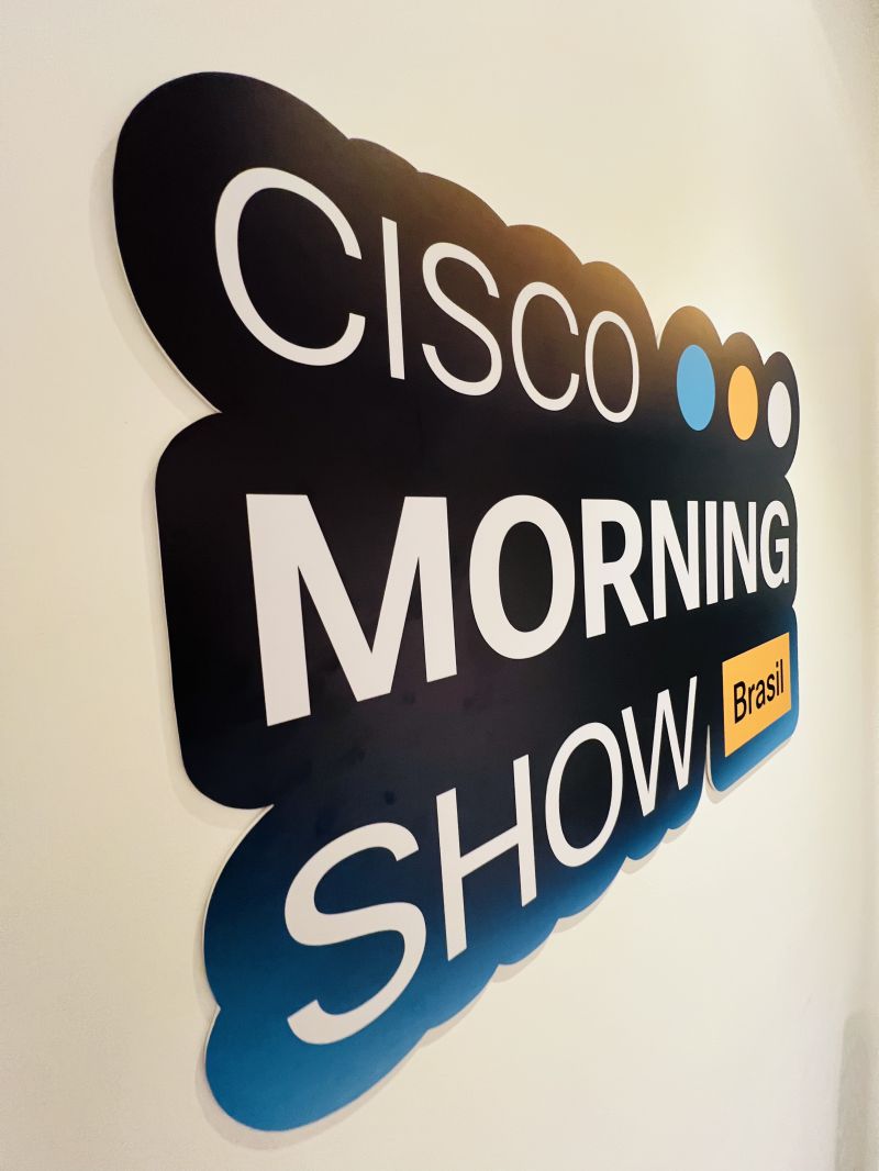 Animação de Platéia - Cisco Morning Show | Placas Personalizadas 2
