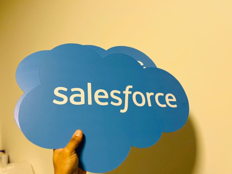 Logo em Formato de Nuvem - Salesforce | Placas Personalizadas 3