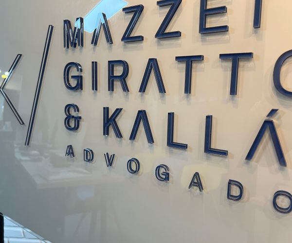 Logo para Hall de Entrada Advocacia | Placas Personalizadas