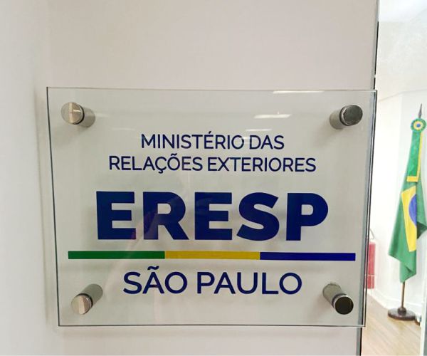 Ministério das Relações Exteriores | Placas Personalizadas