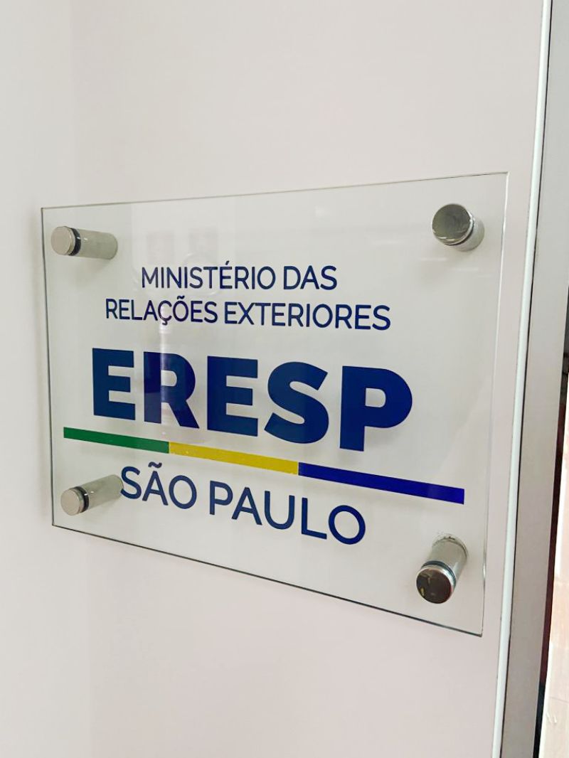 Ministério das Relações Exteriores | Placas Personalizadas 1