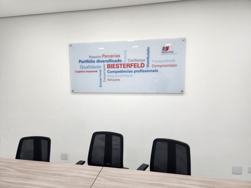 Painéis de Vidro com Escrita | Placas Personalizadas 3