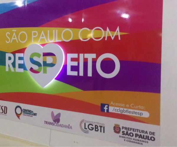 São Paulo com Respeito - Centro LGBT Laura Vermont | Placas Personalizadas