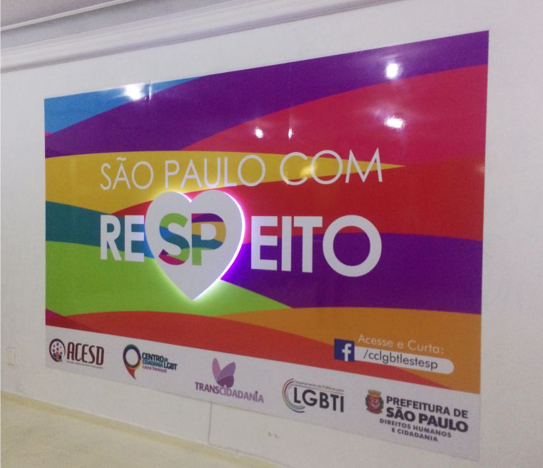 São Paulo com Respeito - Centro LGBT Laura Vermont | Placas Personalizadas 3