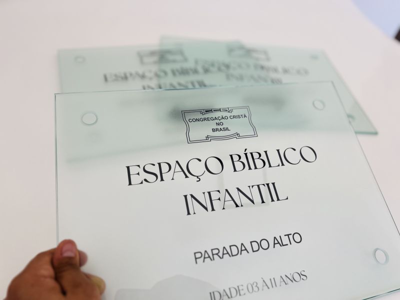 Sinalização Espaço Bíblico Infantil - CCB | Placas Personalizadas 6