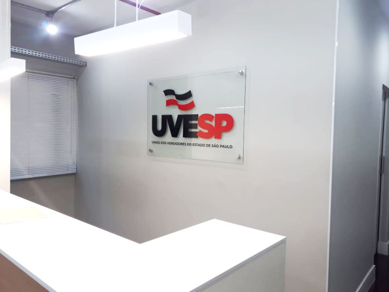 UVESP - Logotipos para Recepção | Placas Personalizadas 1