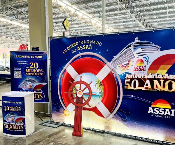 Assaí Atacadista Interior de SP | Decoração de Stands