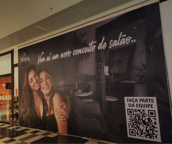 Loja de Shopping | Personalização de Tapume