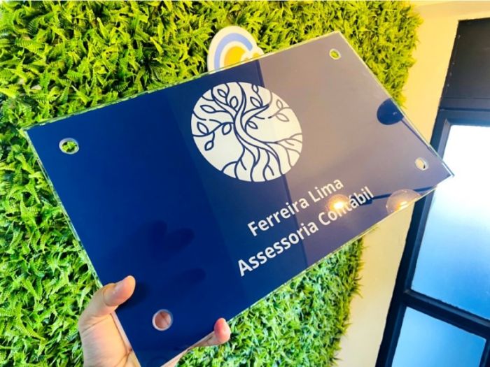 Placa de Porta, Alphaville Baruerí Exemplo 1 | Cipriani Comunicação Visual