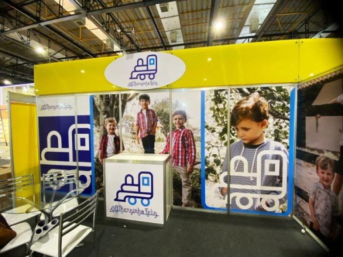 Envelopamento de Stand em Atibaia Exemplo 3 | Cipriani Comunicação Visual