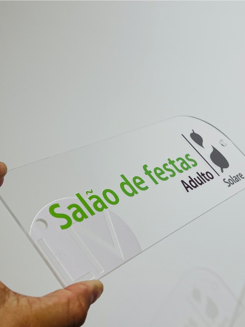 Painel de Acrílico sob Medida em Atibaia Exemplo 1 | Cipriani Comunicação Visual
