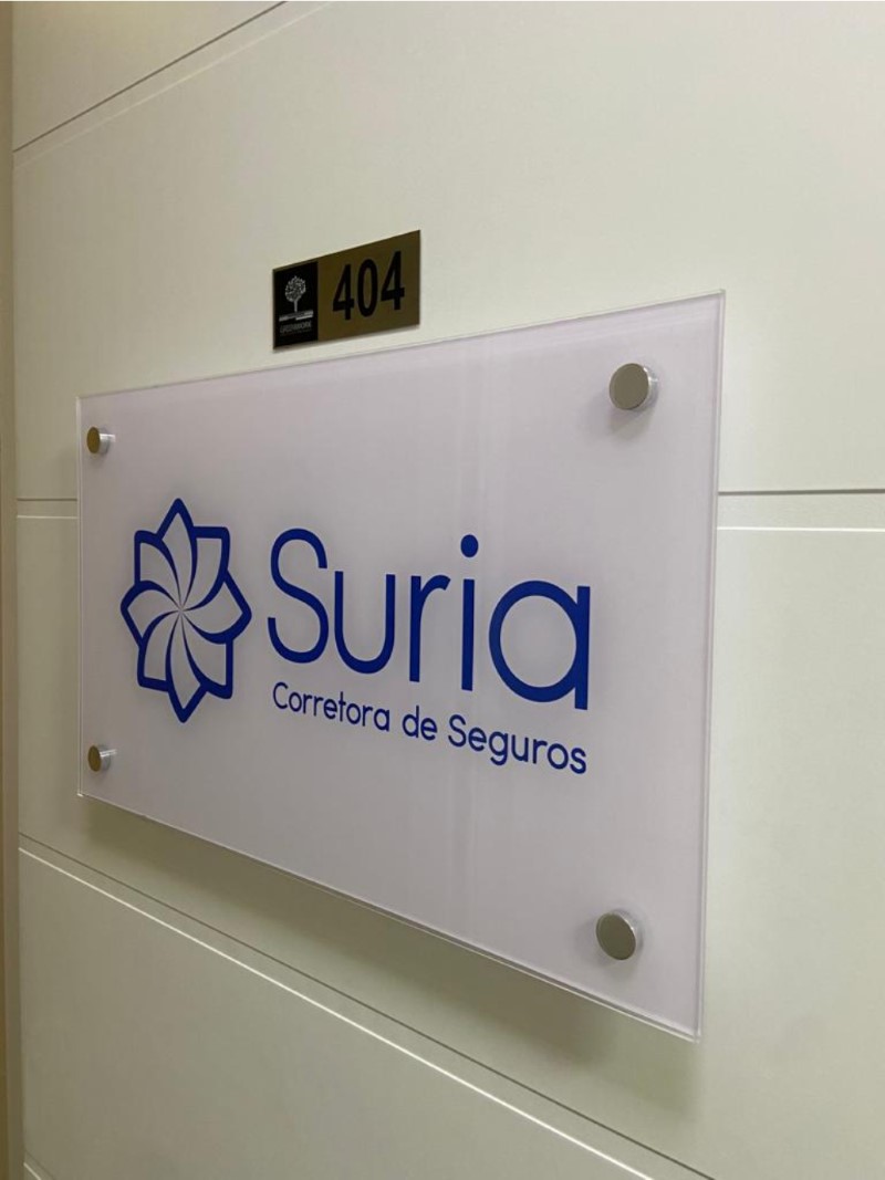 Placa para Porta de Escritório em Atibaia | Atibaia | Cipriani Comunicação Visual